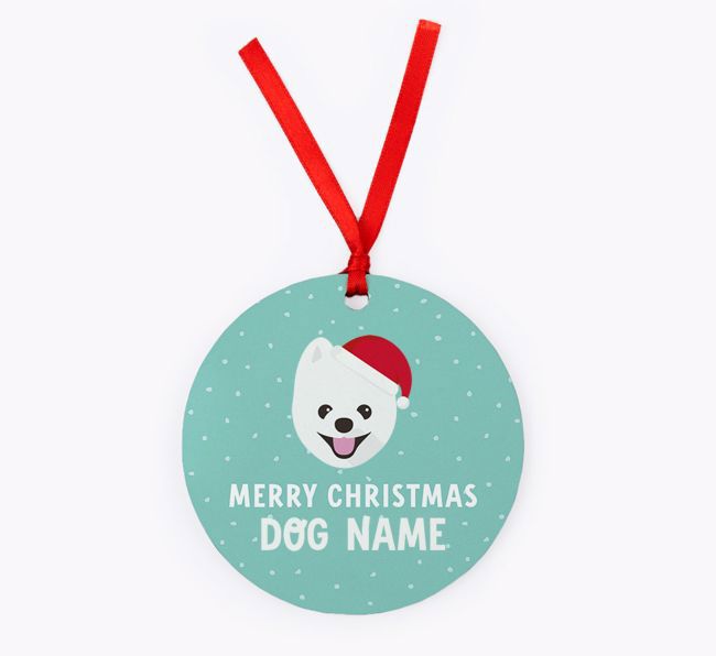 Merry Christmas: Personalised {breedFullName} Christmas Decoration